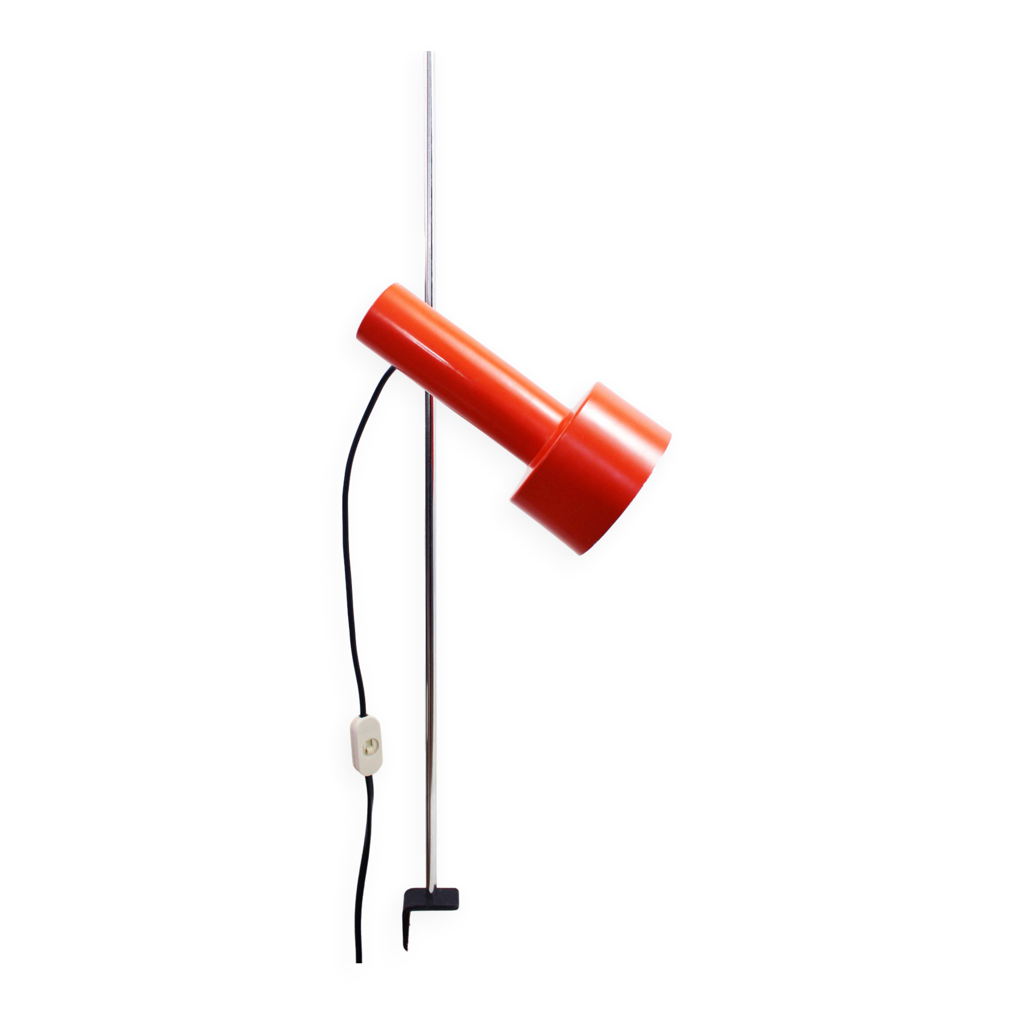 Orange vice lamp 1970