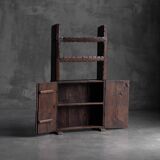 Antique Art Populaire Cabinet, France, 19th Century