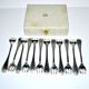 Christofle set of 12 Malmaison Empire oyster forks