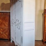 Wedding cabinet de fécamp - upper normandy - transition era - patinated oak - 18th