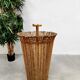 Midcentury rattan umbrella stand vintage 'Tiki'