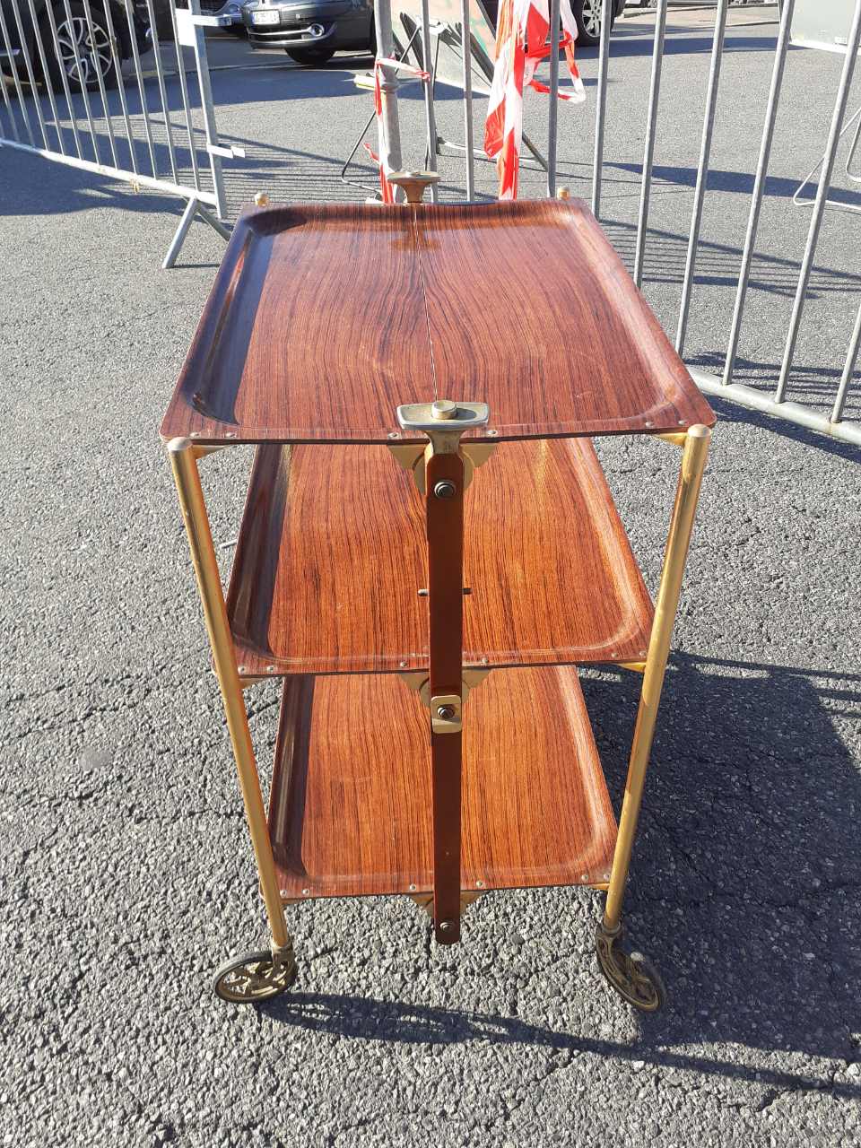 Textable vintage folding dessert