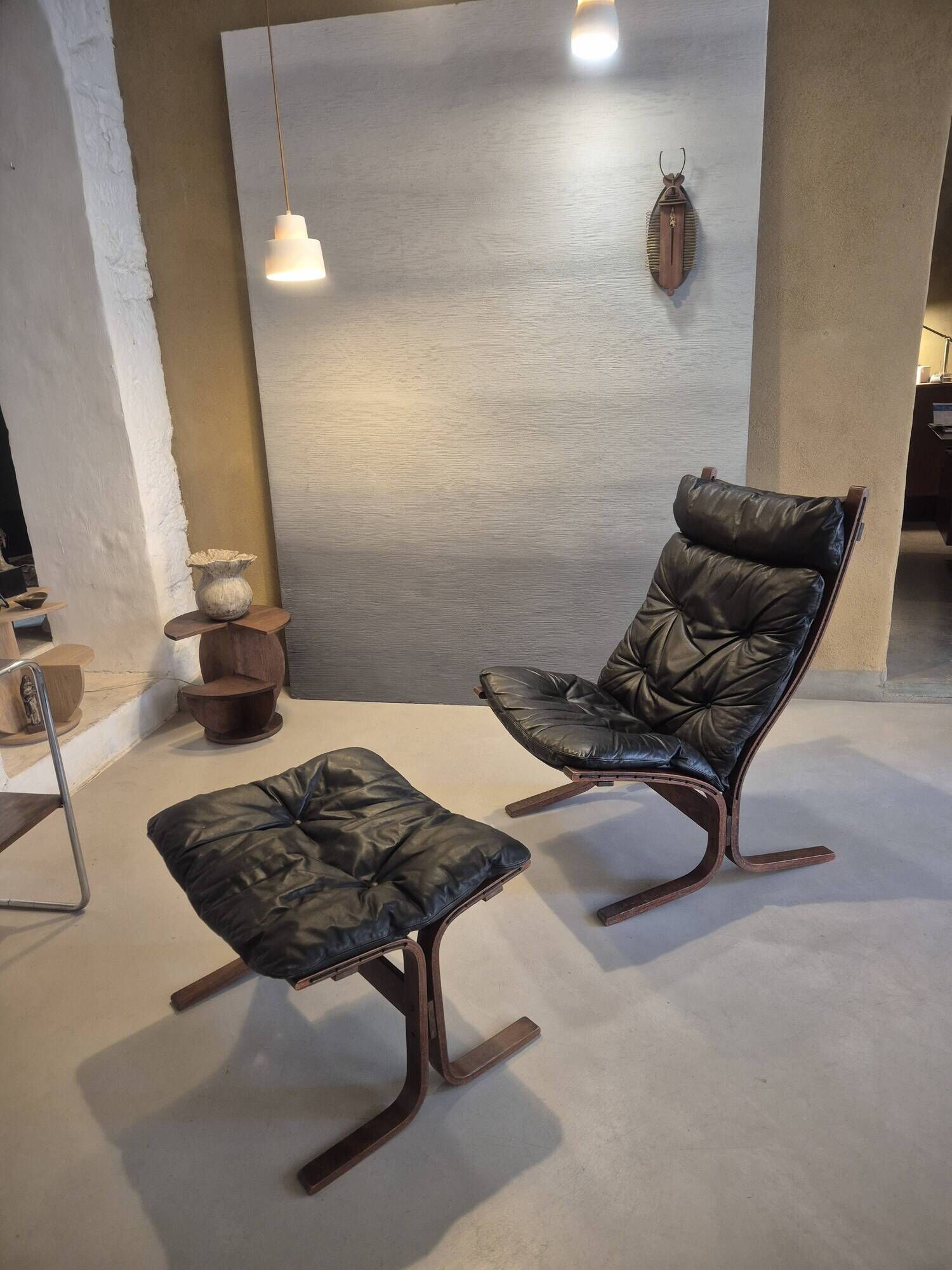 Siesta armchair + ottoman, Ingmar Relling for Westnofa