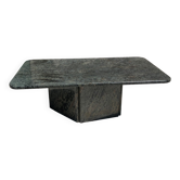 Coffee table in gray green marble