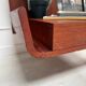 Scandinavian double teak bed
