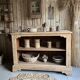 Ancien comptoir en pin massif