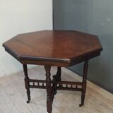 Side table in mahogany