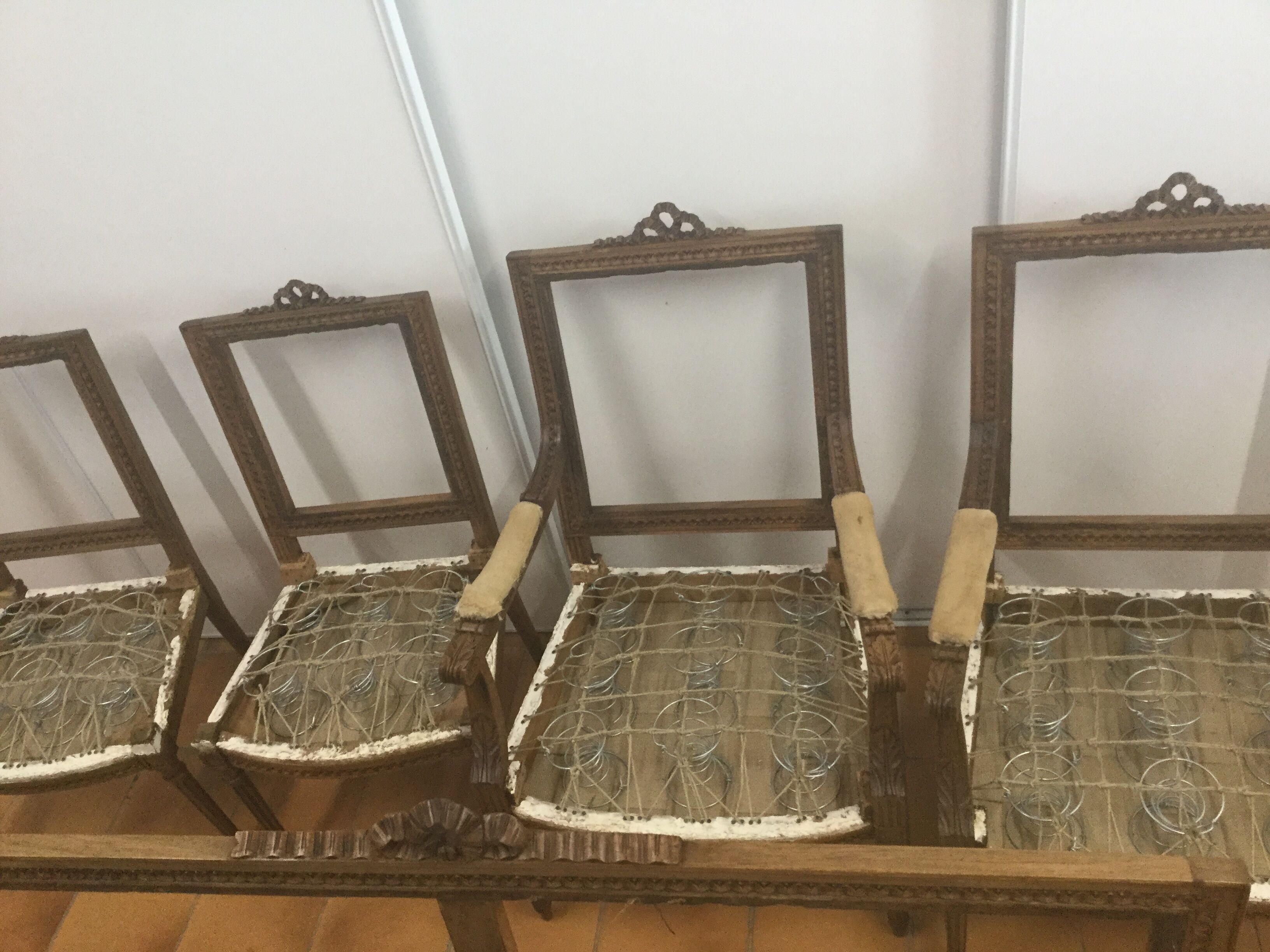 Fully restored chairs Louis XVI style