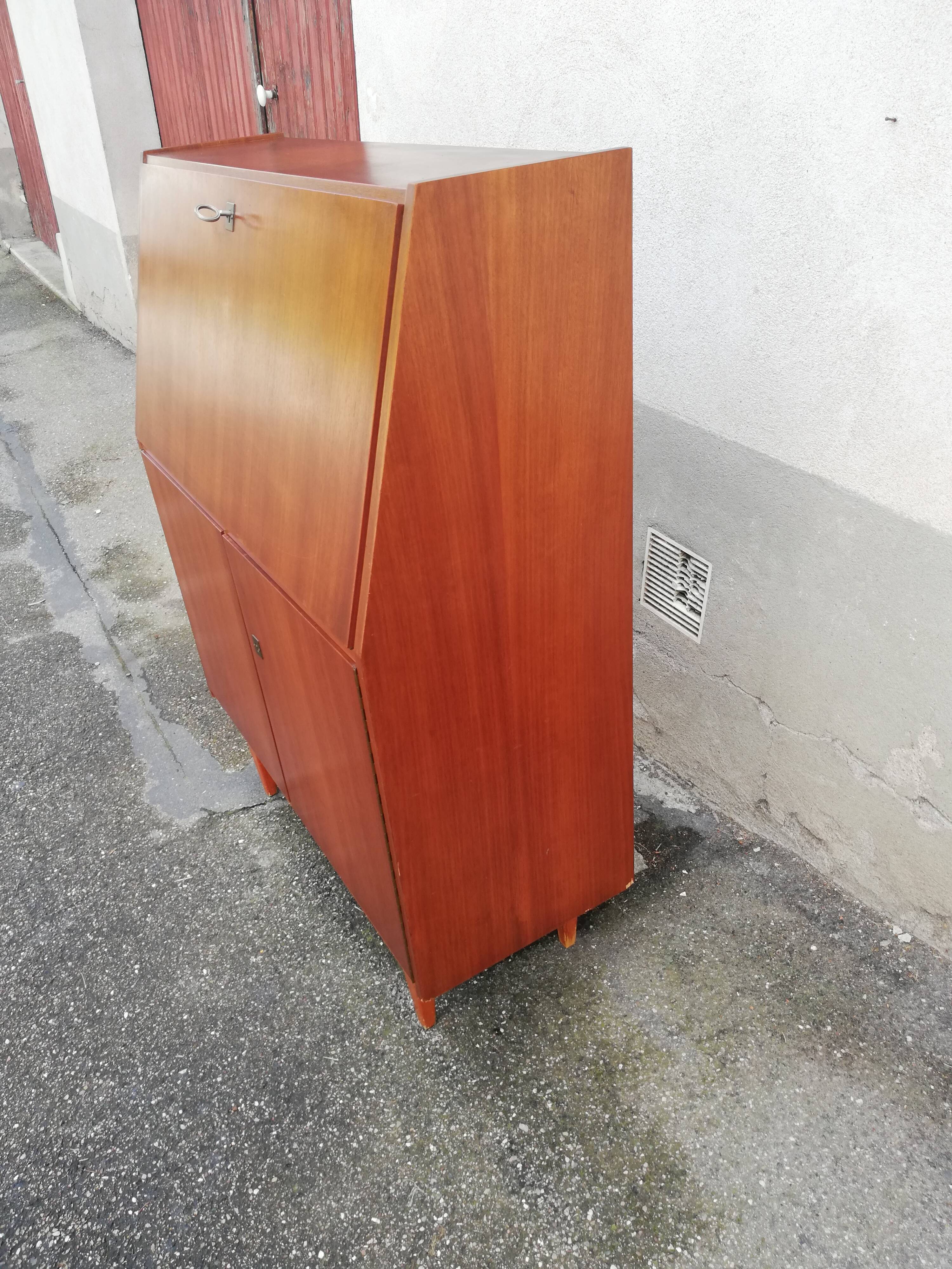 Vintage secretary 2 doors 1 flap