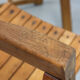 Chaise pliante vintage