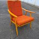 Fauteuil scandinave "Boomerang" Thonet 1950/60