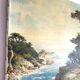 Tableau ancien impression d'art , paysage  Robert Woods 79x61 cm