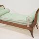 Empire-style gondola bench 19th