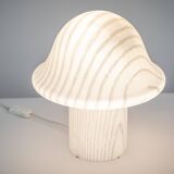 Large glass table lamp by Peil & Putzler, Germany, 1970s.