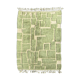 Magnificent new Beni ouarain water green carpet 200x300 cm