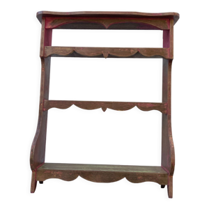 Étagère à epices murale en bois
