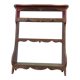 Wall spice shelf patinated wood vintage antique storage