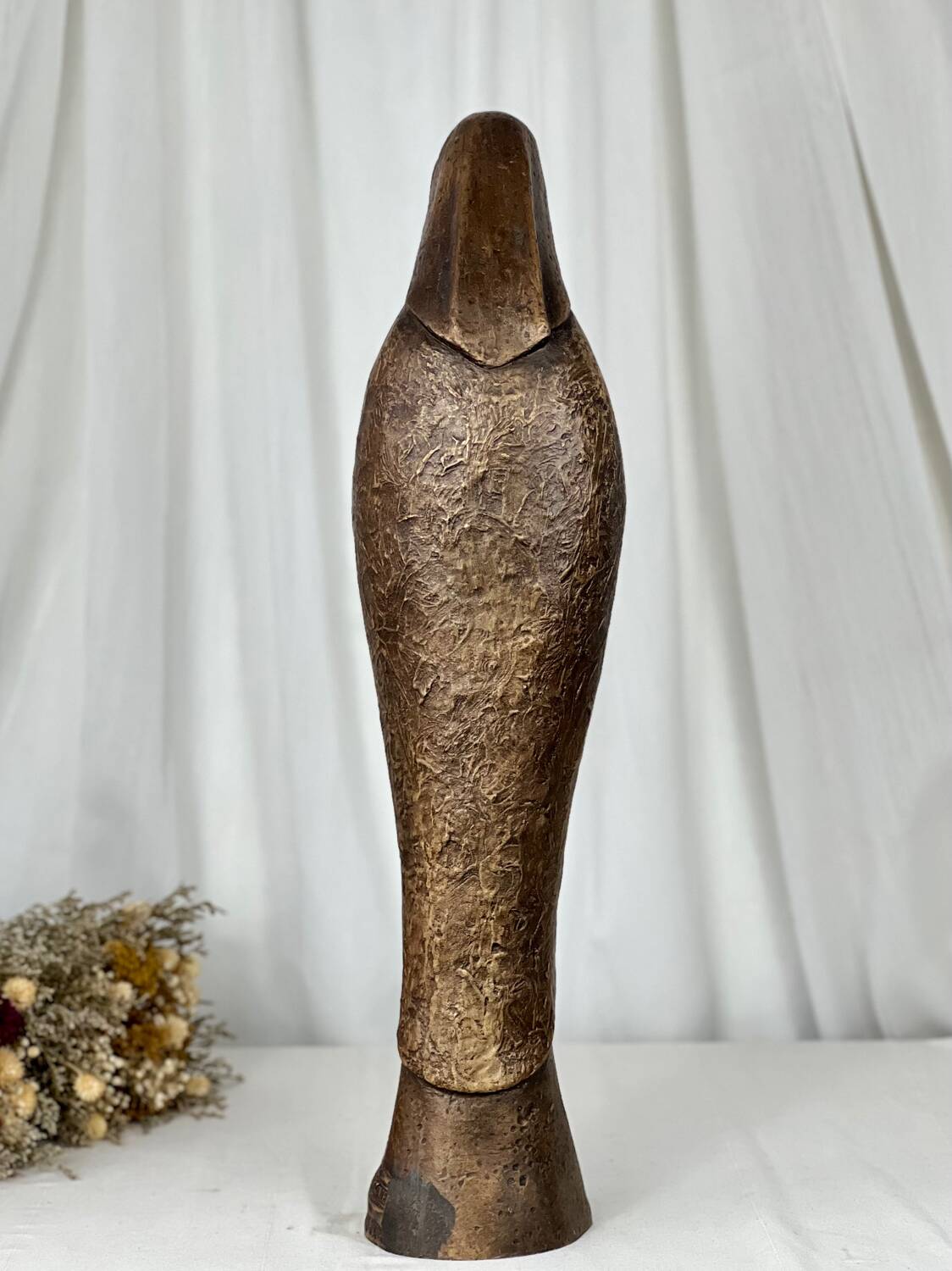 Virgin Mary bronze statue 75 cm