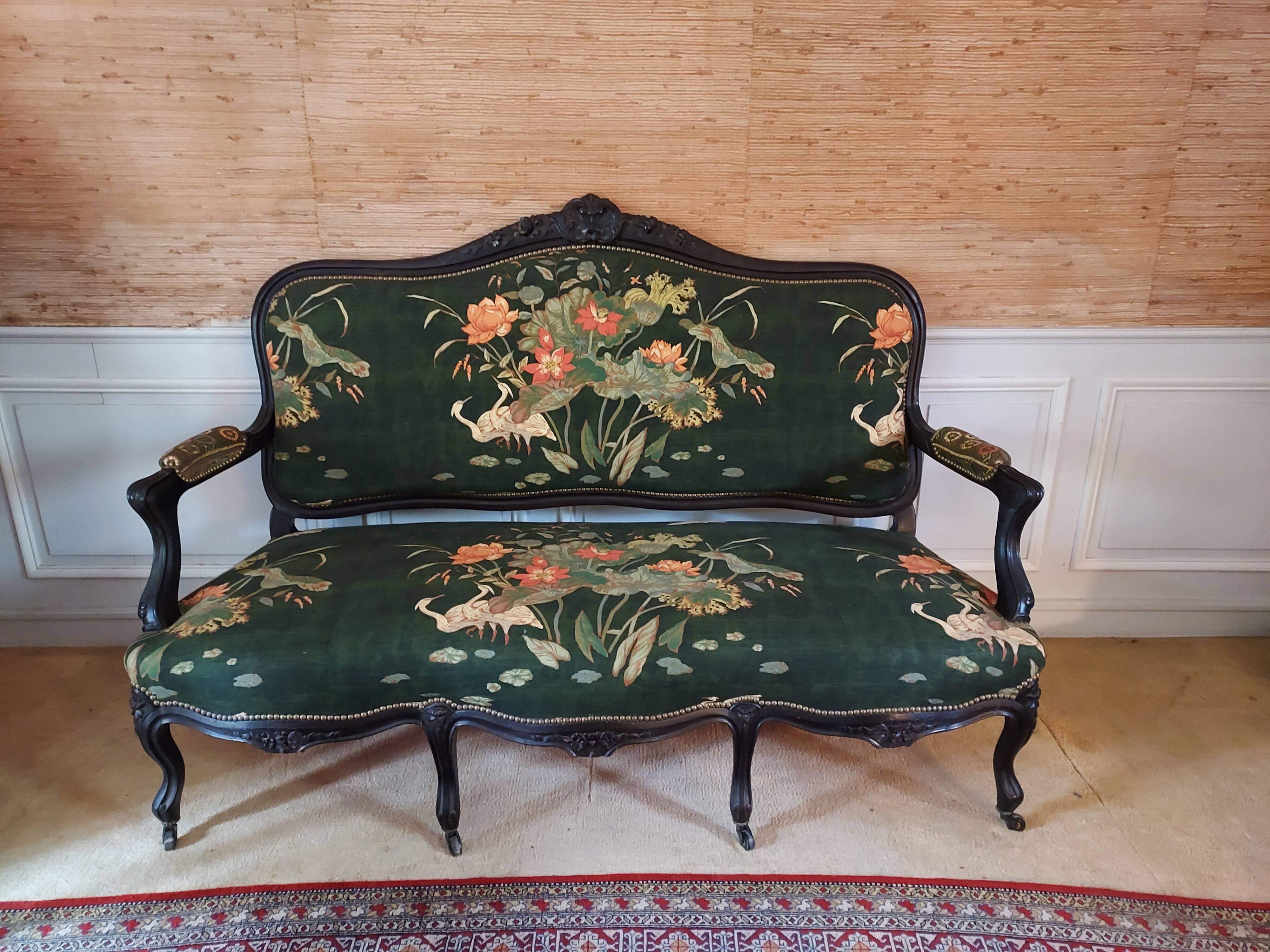 set of 7 pieces Napoleon III salon in excellent condition