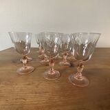 Set of 12 Rosaline Lumincarc port glasses, 1960s