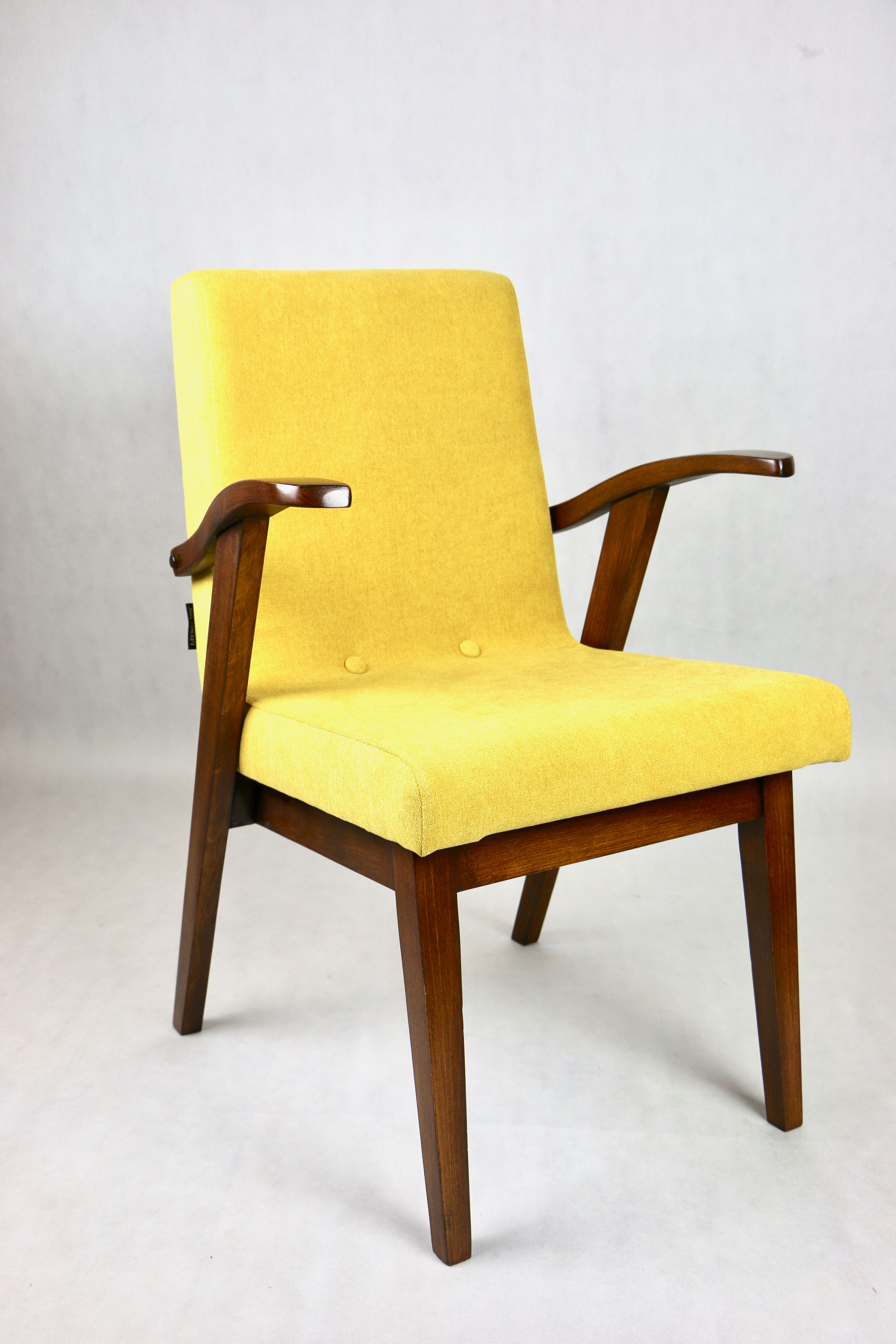 Vintage yellow armchair, 1970s