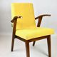 Vintage yellow armchair, 1970s