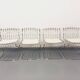 Set of 4 vintage Italian chairs by Gastone Rinaldi in chrome metal.