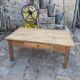 Wooden farmhouse coffee table