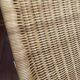Bauhaus style rocking chair, chrome metal, rattan and beech wood, 1960-70