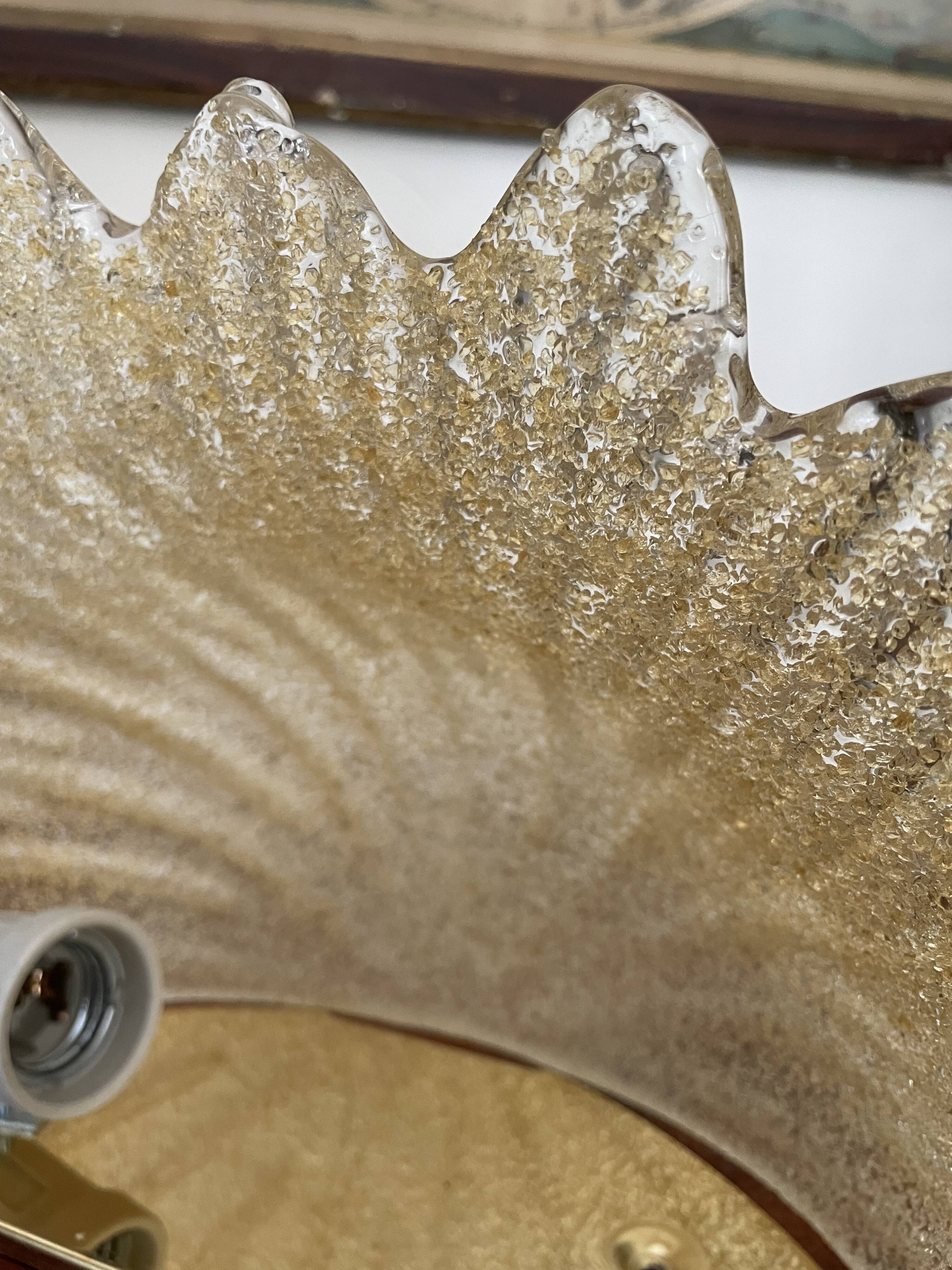Murano glass wall lamps