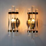 Paire d'appliques Venini en verre talie 1970
