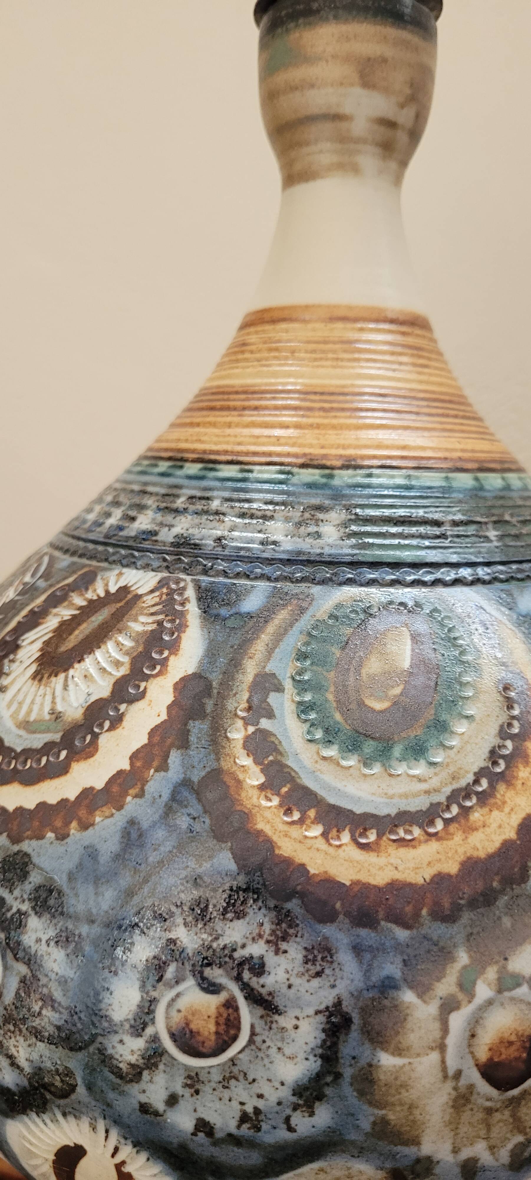 Lampe céramique Courjault La Cerisaie