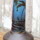 Vase with dragonflies, glass paste, in the style of Gallé