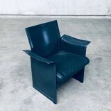 Postmodern Korium KM1 Leather Armchair by Tito Agnoli for Matteo Grassi, Italy, 1980s
