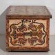 Antique hand-painted folk-style trunk (c.1880) #14