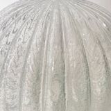 Vintage German DORIA Suspension in Cracked Glass 1960s