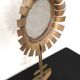 Brass mirror in flower shape, 9.5cm