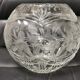 Vintage Ball Vase in Cut Crystal Violetta , Poland