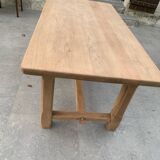 Table de ferme en chêne massif