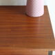60s modernist style desk in black and mahogany laqué wood