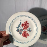 Art Deco service, Digoin Sarreguemines model, canes