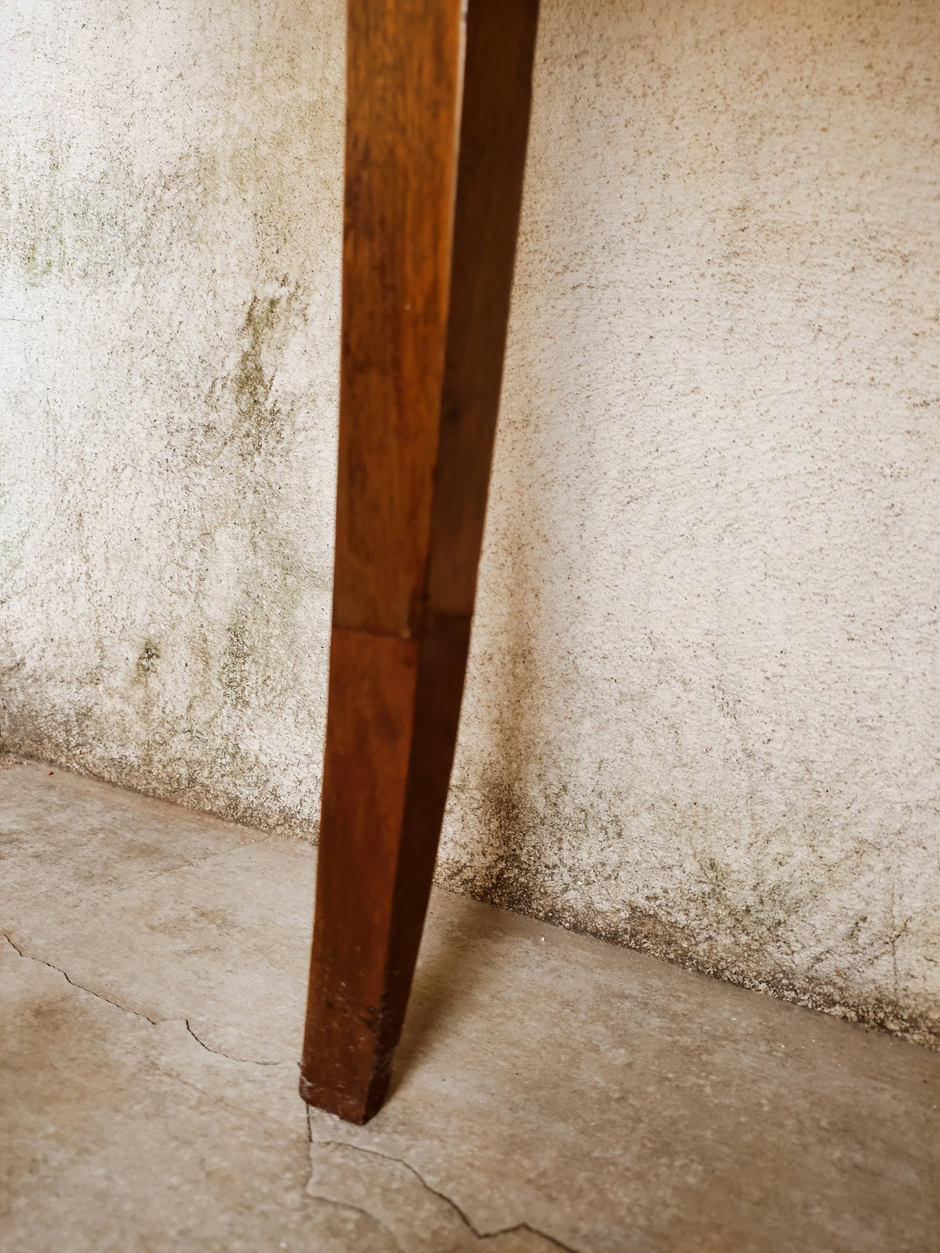 Secretary with marquetry library