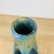 Art Nouveau vase from Pierrefonds in blue crystalline enamels.