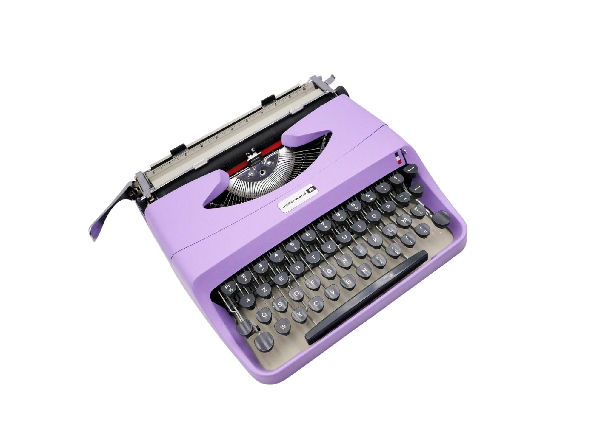 Typewriter underwood 18 lila light vintage revised new ribbon