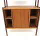 Commode-bibliothèque scandinave en teck, Suède, 1950
