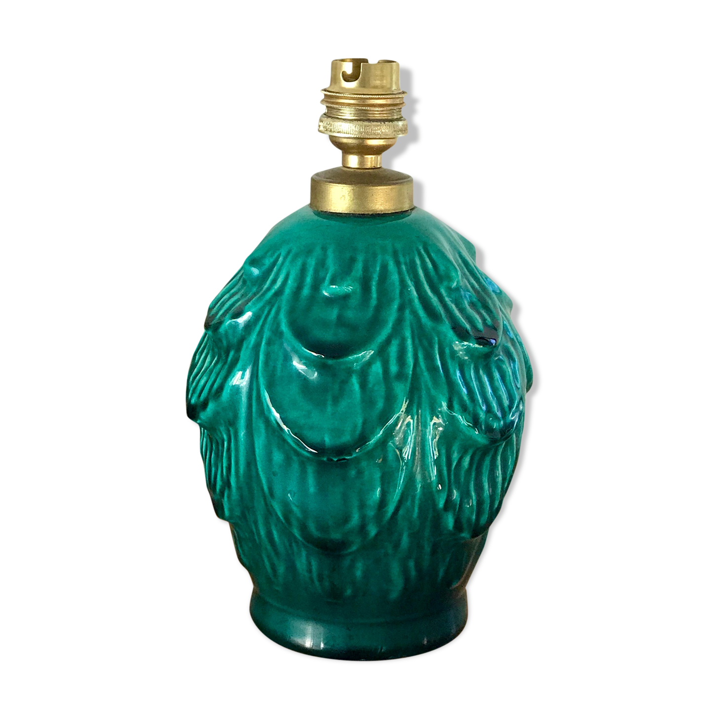 Ancient ceramic lamp base