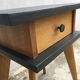 Vintage bedside feet compass restyled