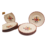 Set 6 flat plates Longchamp