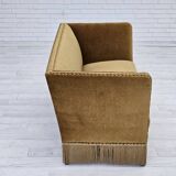 1960s, Danish 2 seater sofa, furniture velour, original condition.
