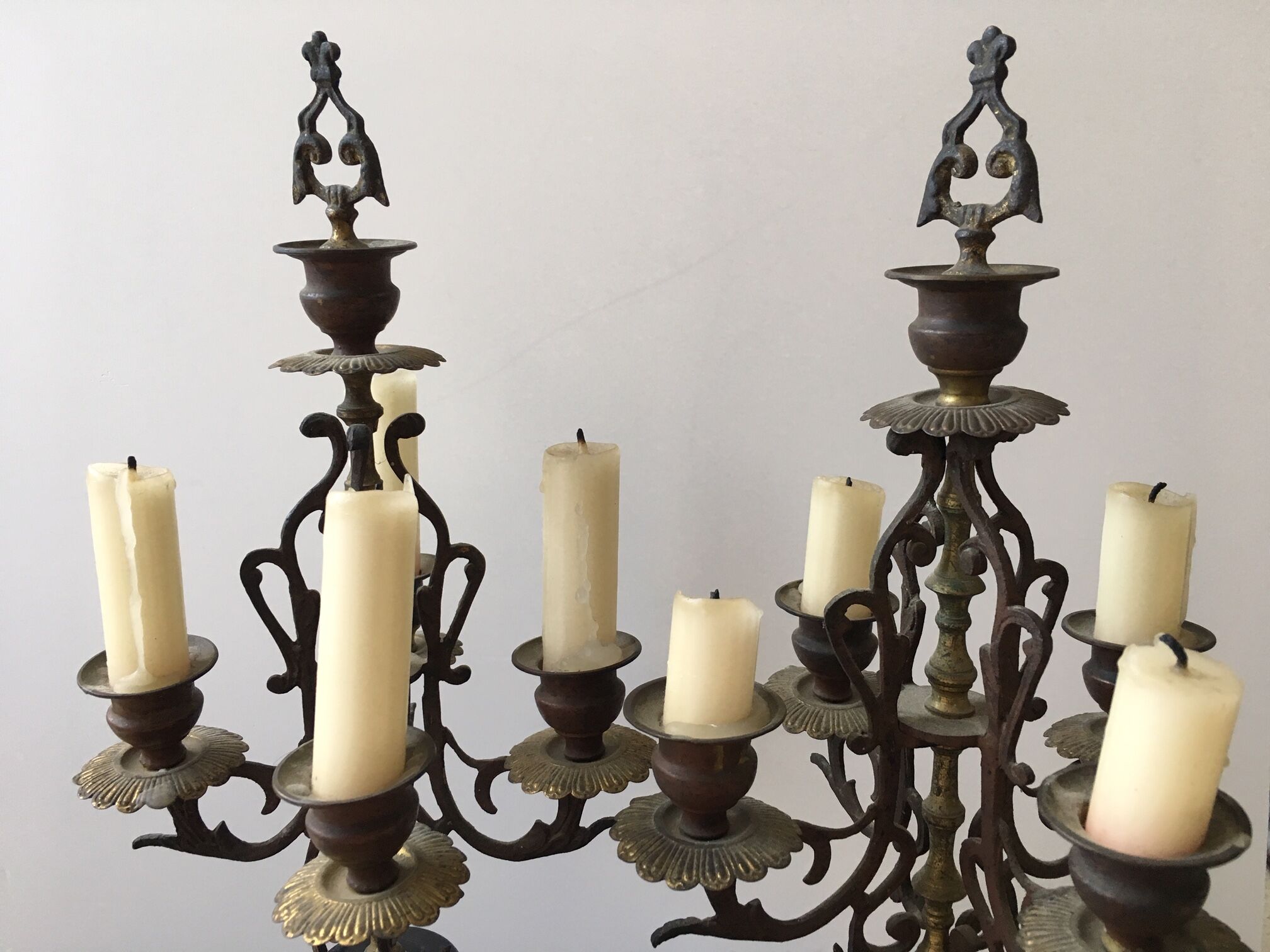 Napoleon III candlesticks pair